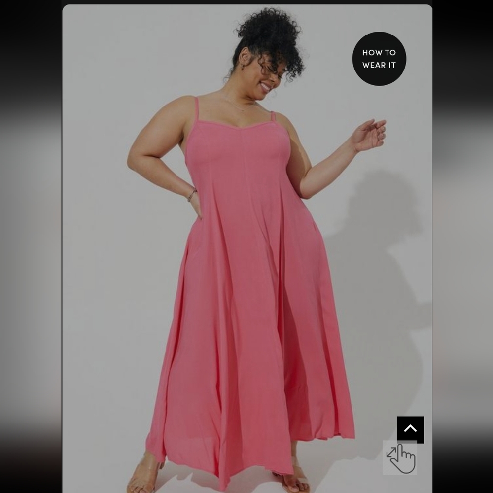 NWT Torrid Maxi Challis Dress Sz 1 (14-16)